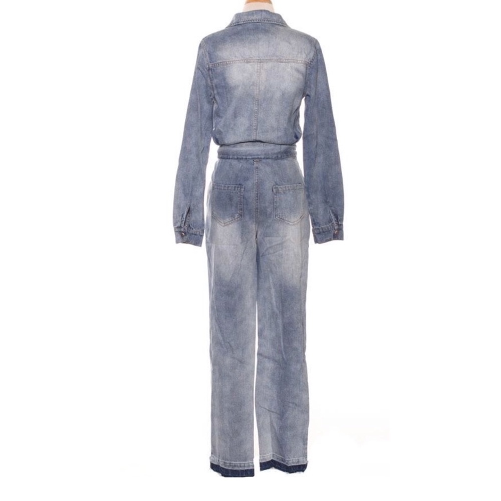 medium left. Denim jumpsuit✨ - Picture 3 of 3